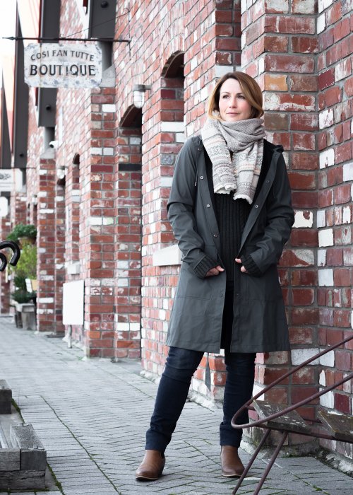 Rains | Belt Jacket | Slate